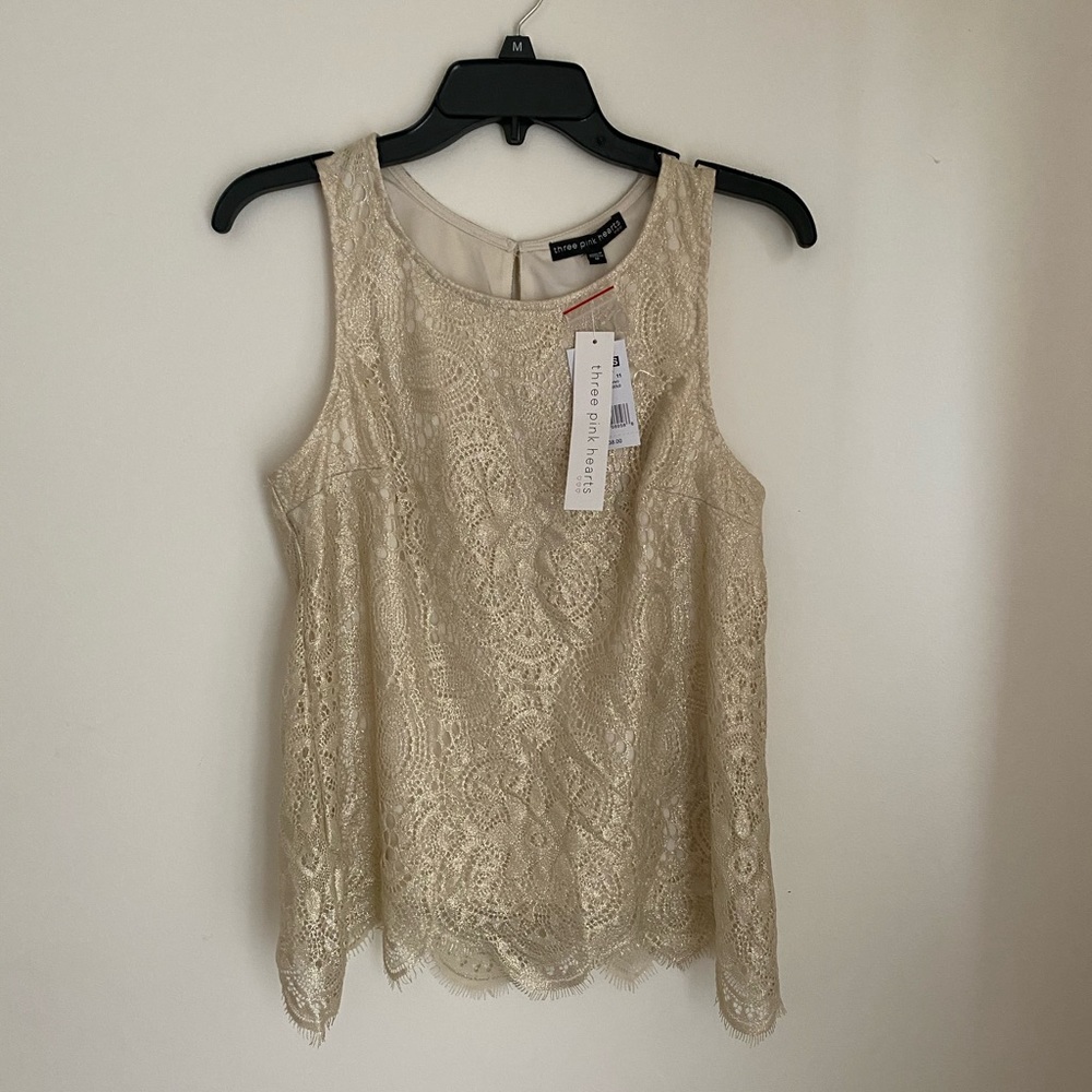 BRAND NEW GOLD TANK TOP